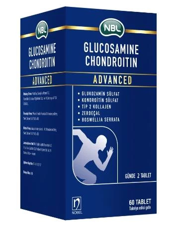 Nbl Glukozamin Kondroitin Advanced 60 Tablet ürün görseli