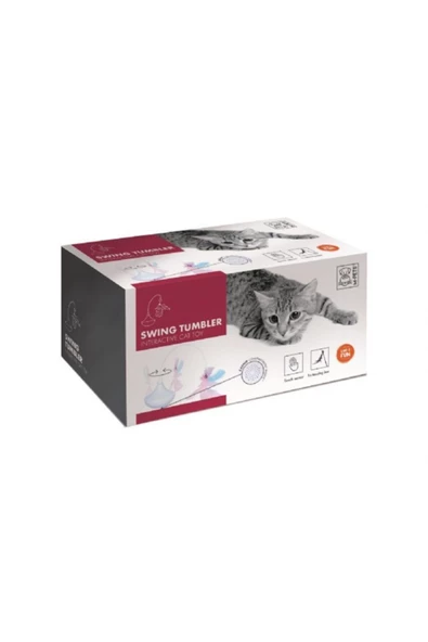 M-PETS Swıng Interaktif Kedi Oyuncağı White