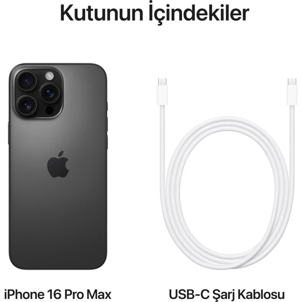 Apple iPhone 16 Pro Max 512GB Siyah Cep Telefonu (Apple Türkiye Garantili) - 8