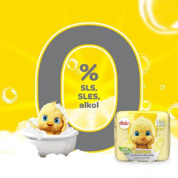 Dalin Bıcı Bıcı Bebek Sabunu 3x75gr 80808 - 3