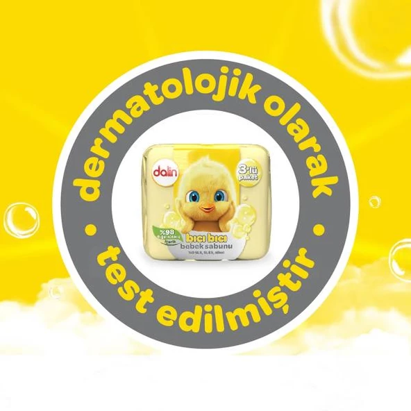 Dalin Bıcı Bıcı Bebek Sabunu 3x75gr 80808 - 4
