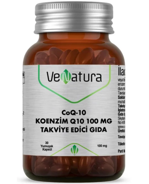 Venatura CoQ-10 Koenzim Q10 100mg 30 Kapsül