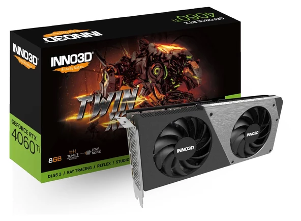 Inno3D GeForce RTX 4060Ti Twin x2 16GB GDDR6 128 Bit Ekran Kartı