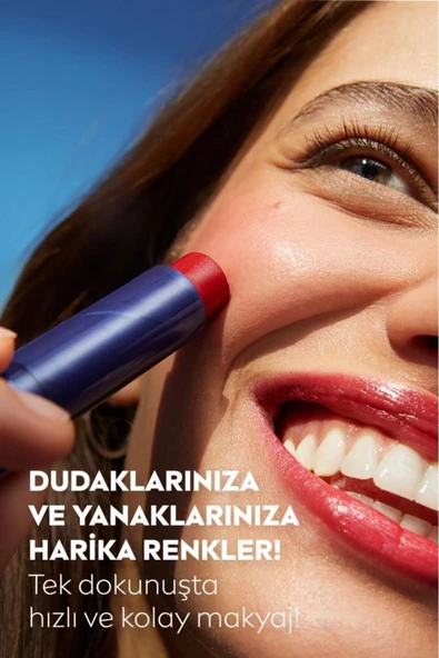 Nivea Lip Balm Bakımlı ve Renkli Dudak Balmı Kırmızı 4,8Gr Red - 4