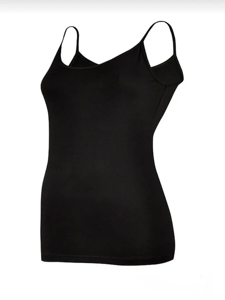 YILDIZ 2171 KADIN LİKRALI İP ASKILI ATLET 10 ADET - Resim 2