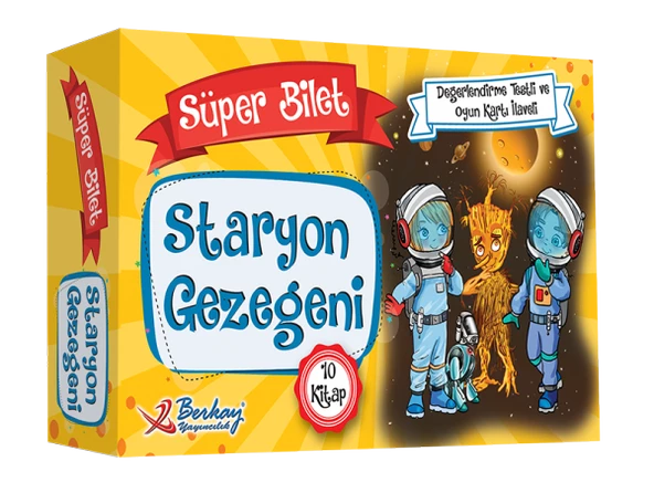 Berkay Yayıncılık Süper Bilet Staryon Gezegeni 10lu Hikaye Seti