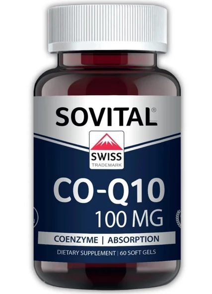Sovital Co-Q10 100mg Coenzyme Q10 60 Kapsül