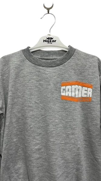 uğurböceğiçocuk Gamer Yazı Baskılı 2'li Erkek Takım 24459 - 2