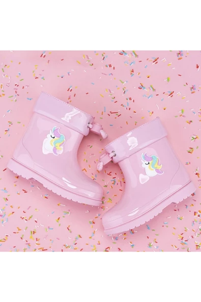 IGOR ÇOCUK PEMBE W10253 BIMBI UNICORNIO ÇİZME W10253-IGR010 - 4