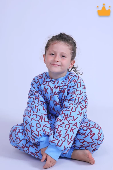 Babyhola 5-9 Yaş 2.5 Tog Karadeniz Fırtınası Vira Taraftar Elyaf Dolgulu Bordo Mavi Uyku Tulumu 6020 - 7