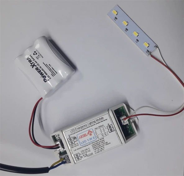 Arsel PCB-2 Led - 4 LED Lamba İçin Acil Durum Yedekleme Kit Led Lambası - 2