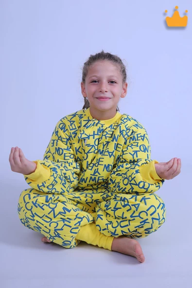 Babyhola 5-9 Yaş 2.5 Tog Sarı Kanarya Taraftar Elyaf Dolgulu Çocuk Uyku Tulumu 6020 - 8