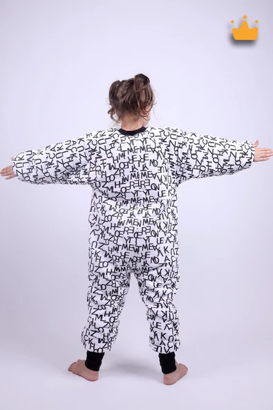 Babyhola 5-9 Yaş 2.5 Tog Kara Kartal Pençesi Çarşı Taraftar Elyaf Dolgulu Unisex Çocuk Uyku Tulumu 6020 - 5