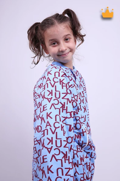 Babyhola 5-9 Yaş 2.5 Tog Karadeniz Fırtınası Vira Taraftar Elyaf Dolgulu Bordo Mavi Uyku Tulumu 6020 - 4