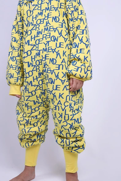 Babyhola 5-9 Yaş 2.5 Tog Sarı Kanarya Taraftar Elyaf Dolgulu Çocuk Uyku Tulumu 6020 - 4