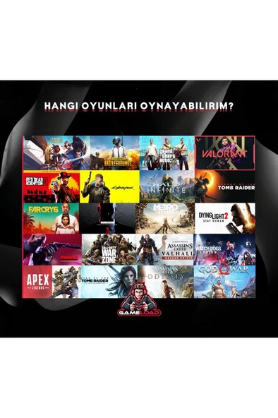 DEEP RYZEN 7 5700X RTX 3050 8GB / 32GB RAM 512GB M2 23.6'' CURVED MASAÜSTÜ OYUN BİLGİSAYARI - 5