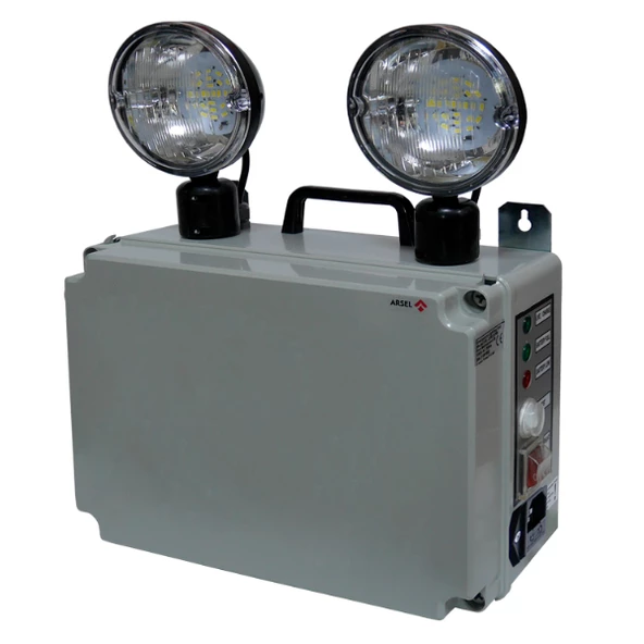 Arsel VSL-IP64-214/1 Versalite IP64 Acil Aydınlatma Armatürü Kesintide 60 Dak. Yanan 500 Lümen ürün görseli 1