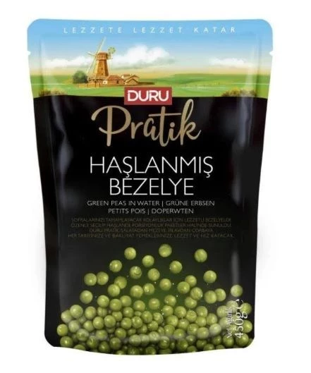 Duru Pratik 450 gr Haşlanmış Bezelye