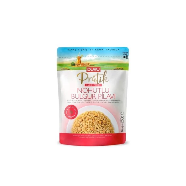 Duru Pratik Nohutlu Bulgur Pilavı 250 gr