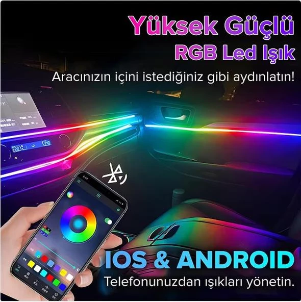 Ford B-Max RGB Araç İçi Ambiyans 210 Mod Full Fonksiyon - 5