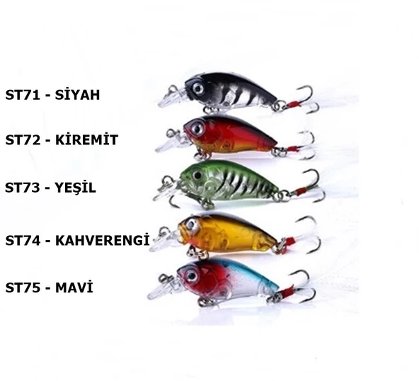 Avmatik Crank Kasna LRF 4,5 Cm 3,5 Gr Suni Yem