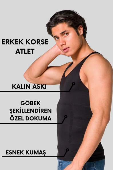 Erkek Korse Atlet Modeli