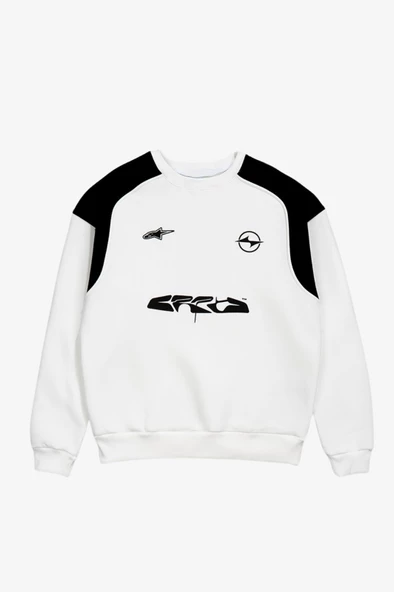 CRPO Oversize Sweatshirt Beyaz