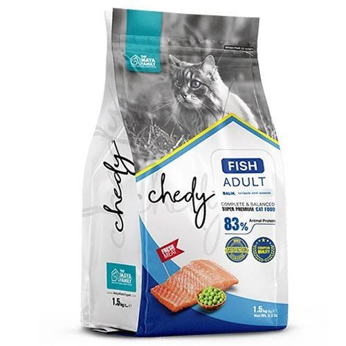 Chedy Cat Adult Balık Etli Kedi Maması 1.5 KG