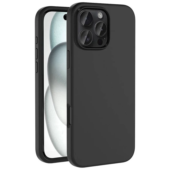 Apple iPhone 16 Pro Max Kılıf Magsafe Şarj Özellikli Sıvı Teknolojili Silinebilir Sert Zore Kivi Kapak - Resim 4