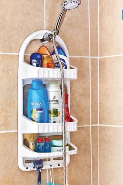 Duşa Asılabilir Şampuanlık Shower Caddy   -09165