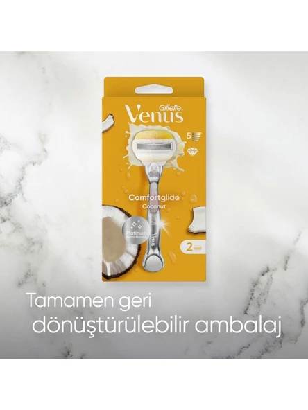 Gillette Venus Comfort Glide Olay Tıraş Makinesi +  Yedek Başlık