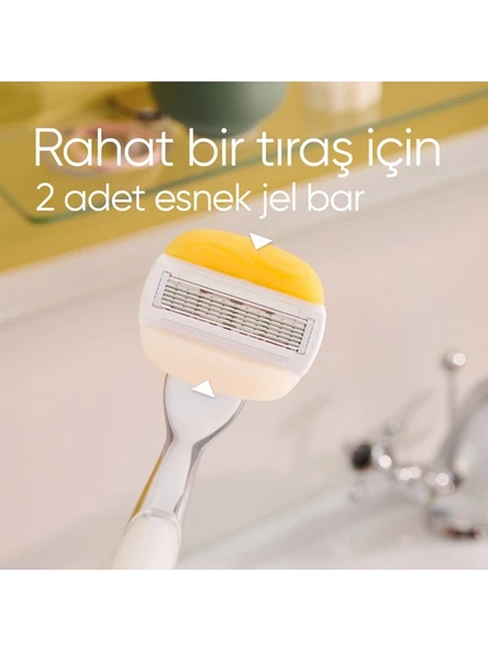 Gillette Venus Comfort Glide Olay Tıraş Makinesi +  Yedek Başlık - 3
