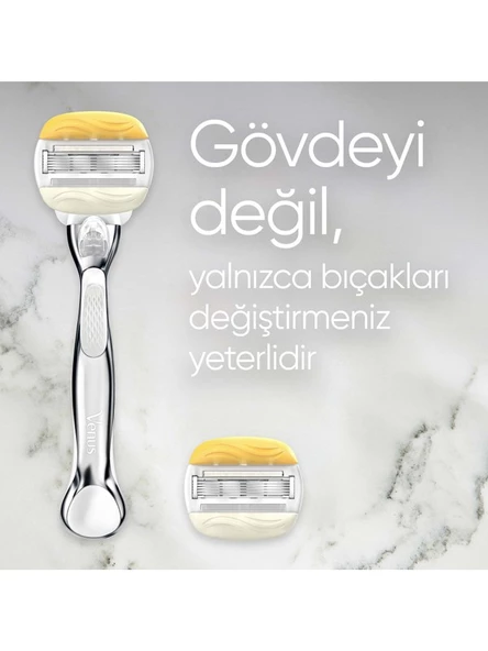 Gillette Venus Comfort Glide Olay Tıraş Makinesi +  Yedek Başlık - 2