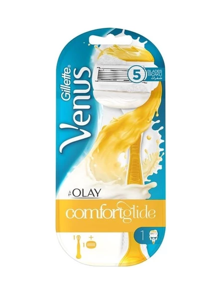 Gillette Venus Comfort Glide Olay Tıraş Makinesi +  Yedek Başlık - 7