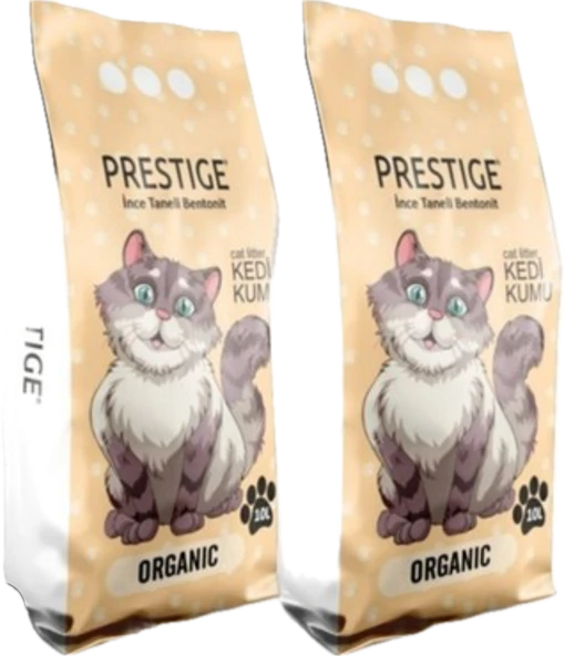 PRESTİGE KEDİ KUMU 10 LT. 2 ADET