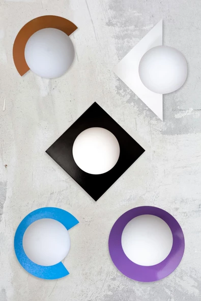 D-light Üçgen Aplik Beyaz - 4