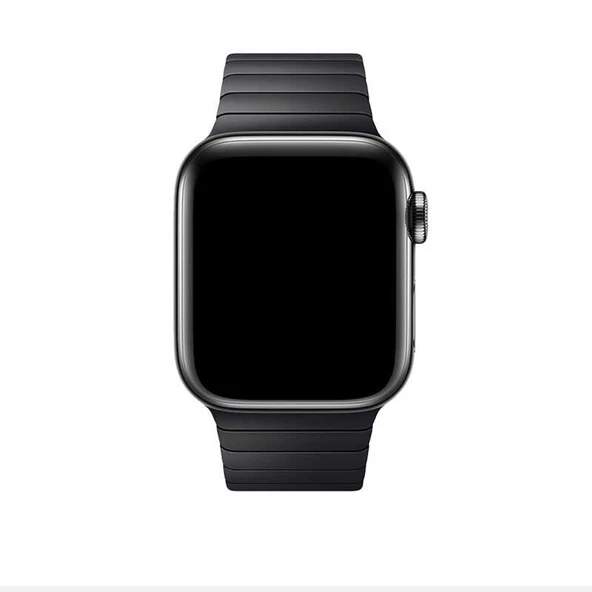 Apple Watch 2/3/4/5/6/7/8/se/ultra/nike 42mm 44mm 45mm 49mm Metal Kordon Şık Tasarım (KRD-35)