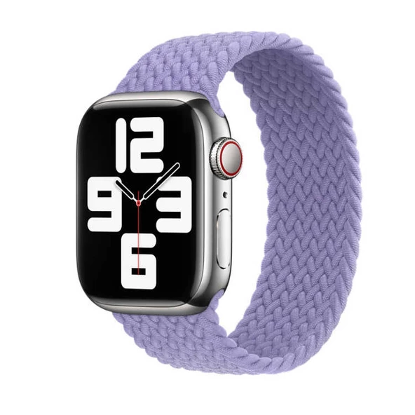 Apple Watch 2/3/4/5/6/7/8/se/nike 38mm 40mm 41mm Hasır Kordon Small 12.7cm (KRD-32)