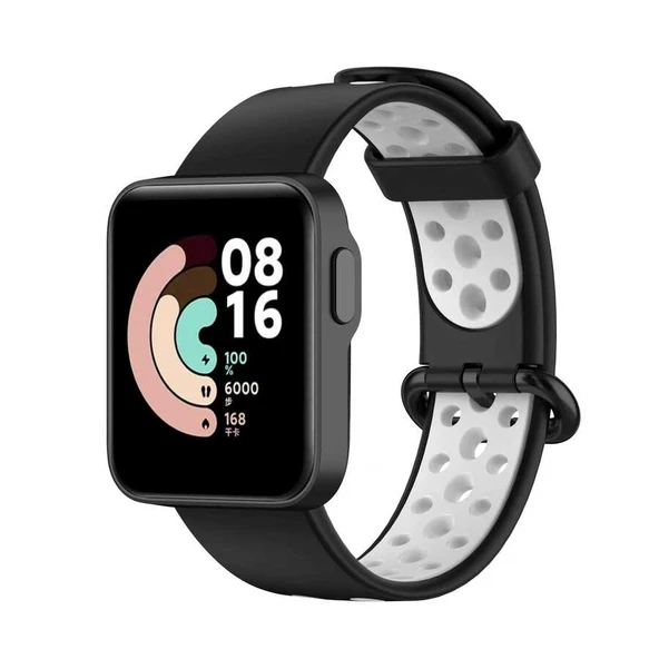 Xiaomi Redmi Watch 2 Lite Silikon Kordon Metal Toka Dizaynı Tasarım (KRD-02)