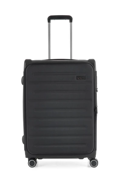 ÇÇS SİYAH Kumaş 3 Lü Valiz Seti-460 - 2