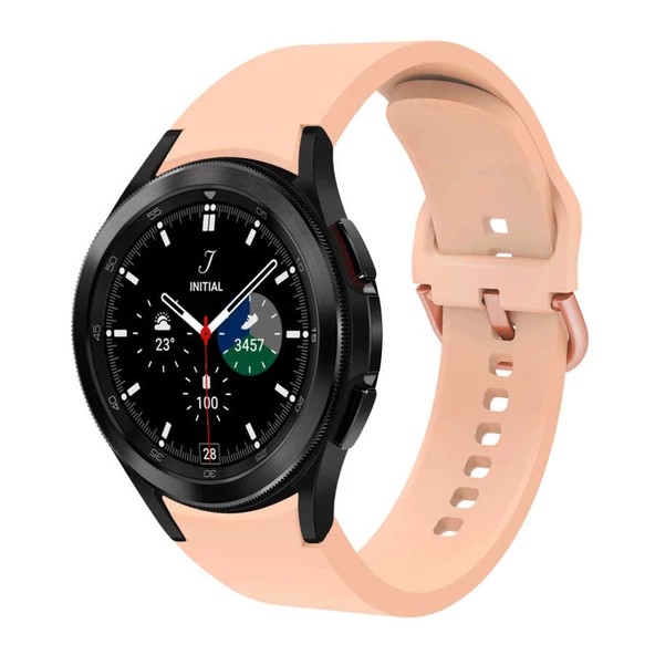 Samsung Galaxy Watch 4 40mm Silikon Kordon Esnek Yapılı Tasarım (krd-50)