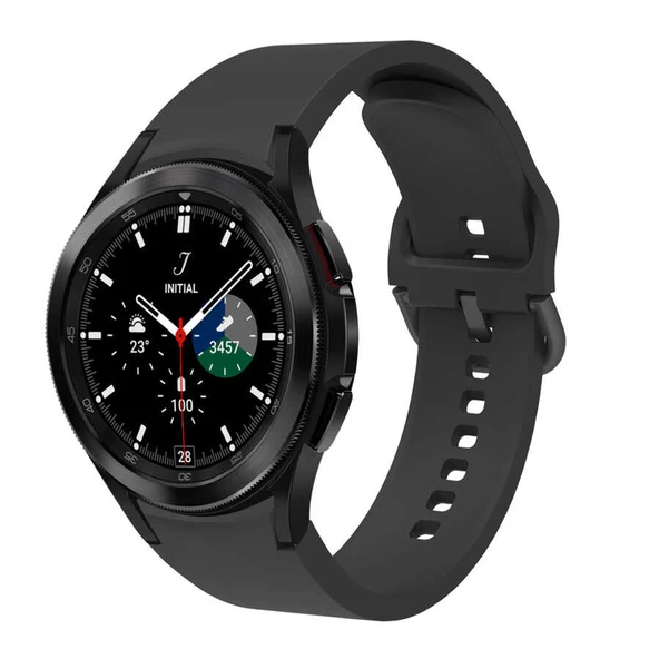 Samsung Galaxy Watch 4 Classic 46mm Silikon Kordon Esnek Yapılı Tasarım (krd-50)