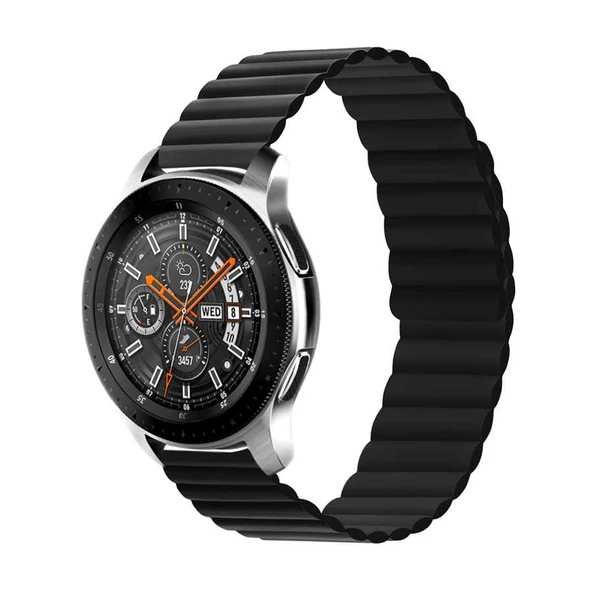 Samsung Gear S2 Mıknatıslı Kordon Çift Renk Tasarım (KRD-52)