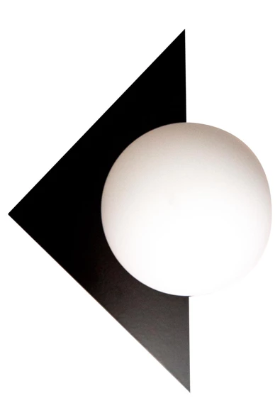 D-light Üçgen Aplik Siyah