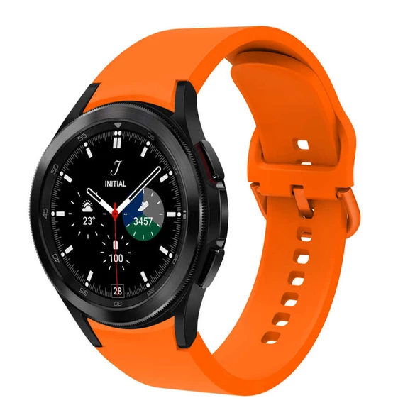 Samsung Galaxy Watch 4 Classic 42mm Silikon Kordon Esnek Yapılı Tasarım (krd-50)