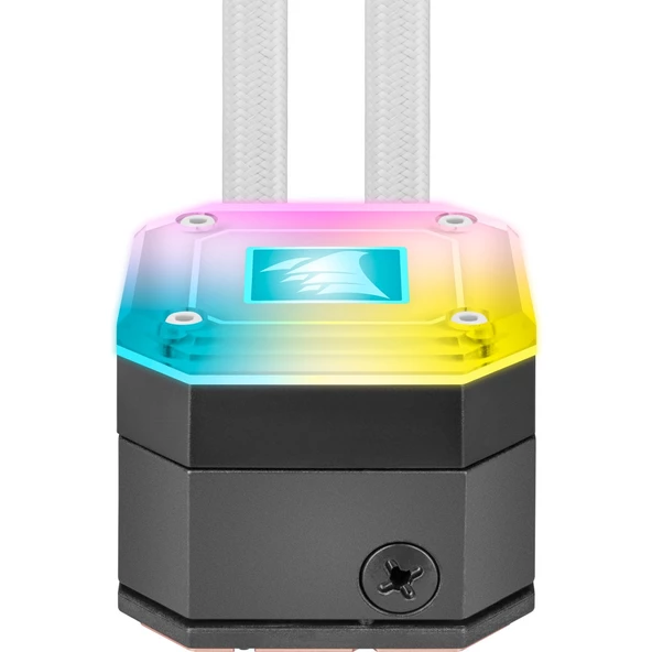 CORSAIR CW-9060050-WW ICUE H100I ELITE CAPELLIX 240 MM RGB FANLI SIVI ISLEMCI SOGUTUCUSU BEYAZ (INTEL 1200 1150 1151 1155 1156 1366 2011 2066 / AM - 4