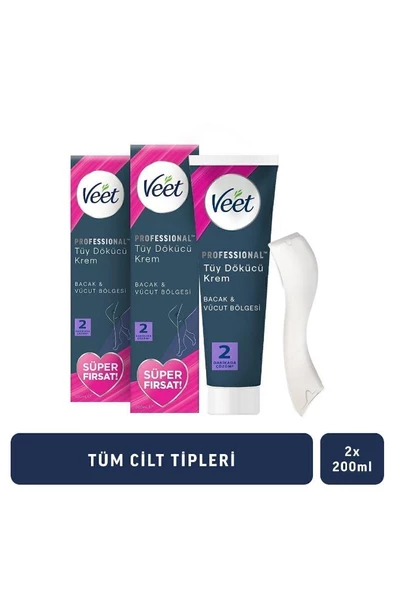 VEET Profesyonel Krem Promo Tüy Dökücü Krem 200 X 2