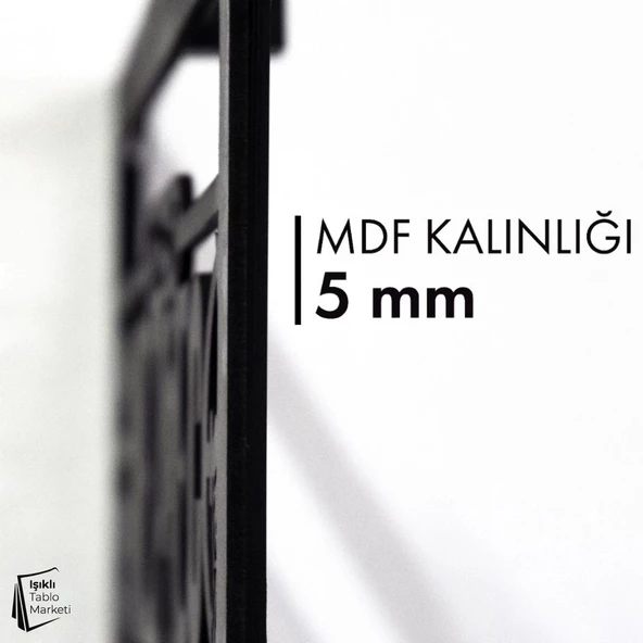 Işıklı Tablo Marketi Ejderha Figür - 5