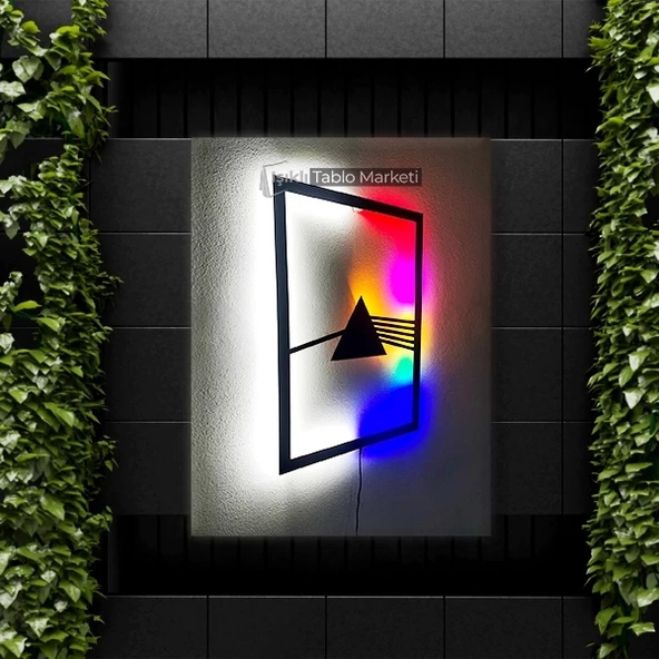 Işıklı Tablo Marketi Pink Floyd Tablo