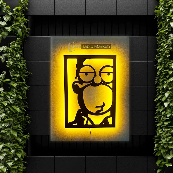 Işıklı Tablo Marketi Simpsonlar Tablo